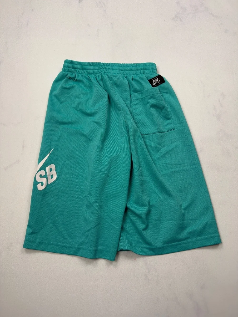 Nike SB Basketball Shorts Teal Oversized - Boys Large